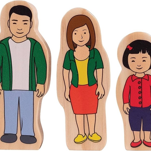 NEW The Freckled Frog “My Family” 30 Wooden Pieces Double Sided Diverse Culture - Picture 4 of 9